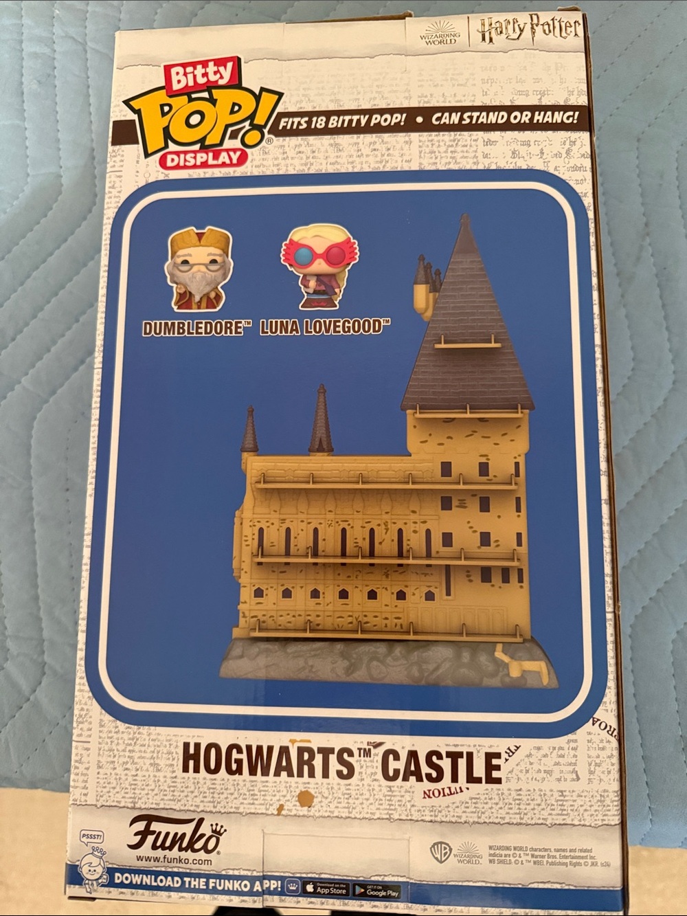Funko Bitty Pop! Display Hogwarts Castle - Tan, Blue, White - Picture 6 of 9